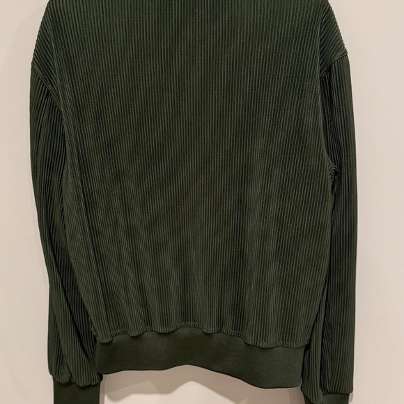 Pleated Olive Green Bomber - Picture 4 of 4